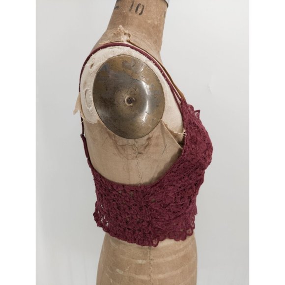 Free People Celine Bralette in Mulberry NEW - Picture 2 of 4